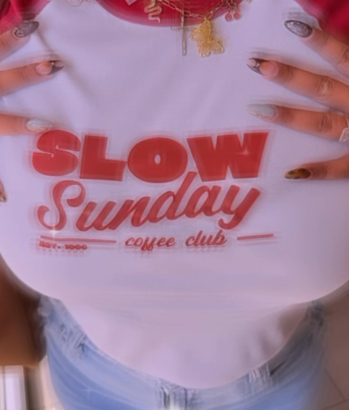 Slow Sunday Coffee Club Baby Tee